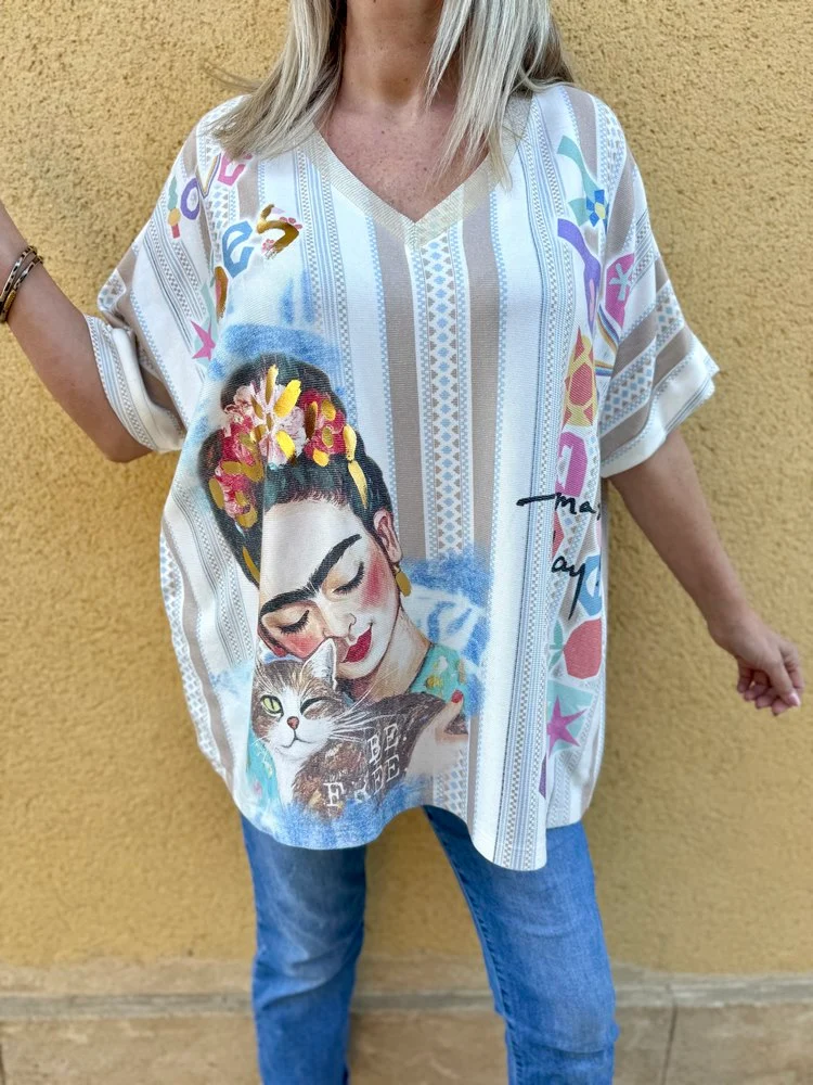 Teeshirt méga loose Léonardo