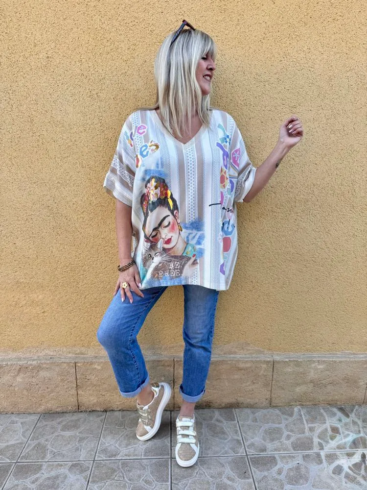 Teeshirt méga loose Léonardo