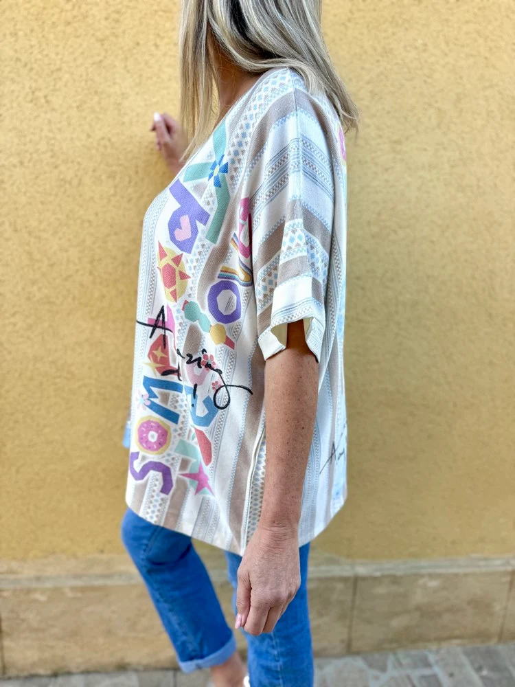 Teeshirt méga loose Léonardo