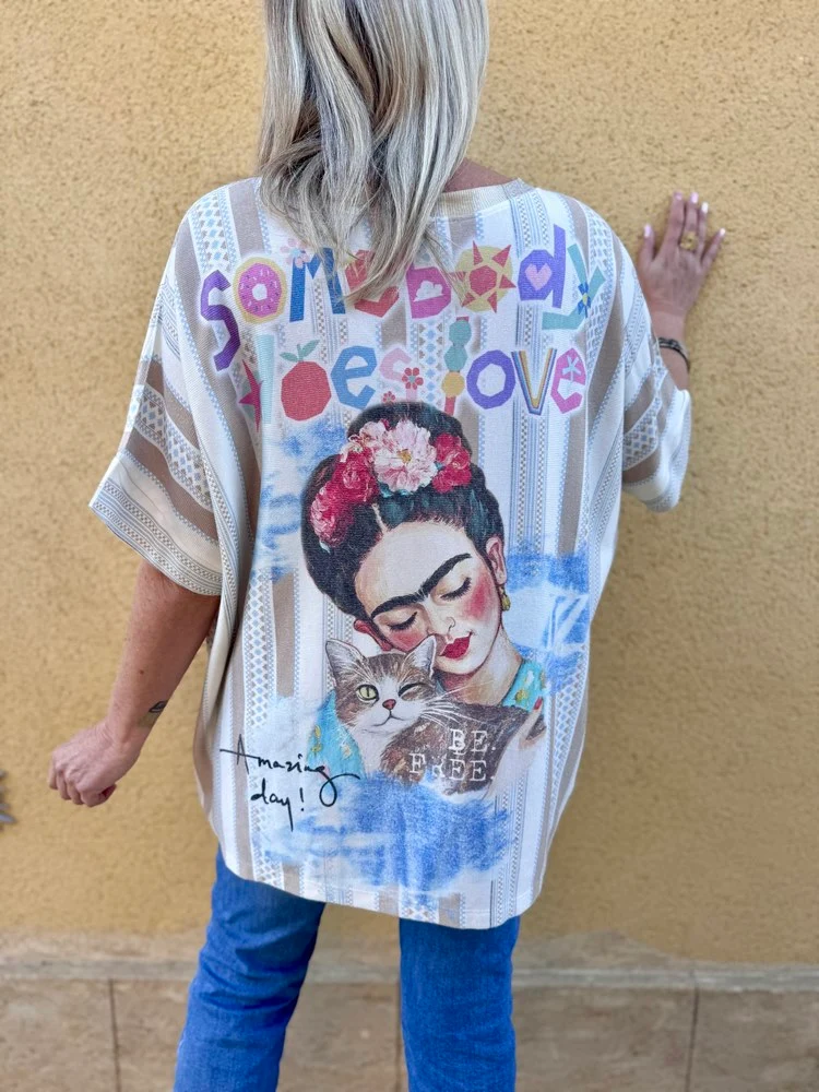 Teeshirt méga loose Léonardo