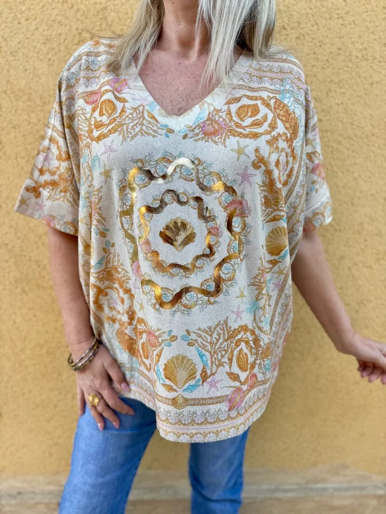 Teeshirt méga loose Lorenzo flower