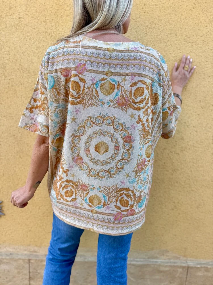 Teeshirt méga loose Lorenzo flower