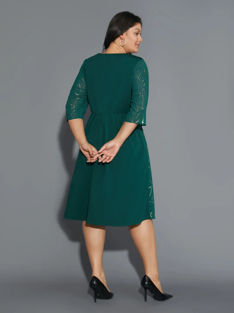 Glitter 2-In-1 Layered Dress