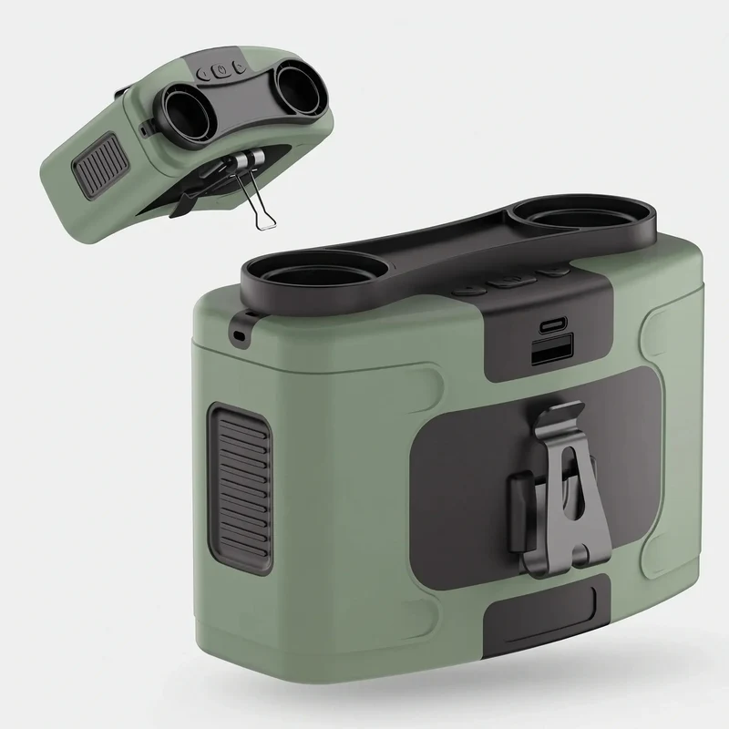 Portable Waist Clip Fan | Rechargeable Hands-Free Personal Cooling Fan
