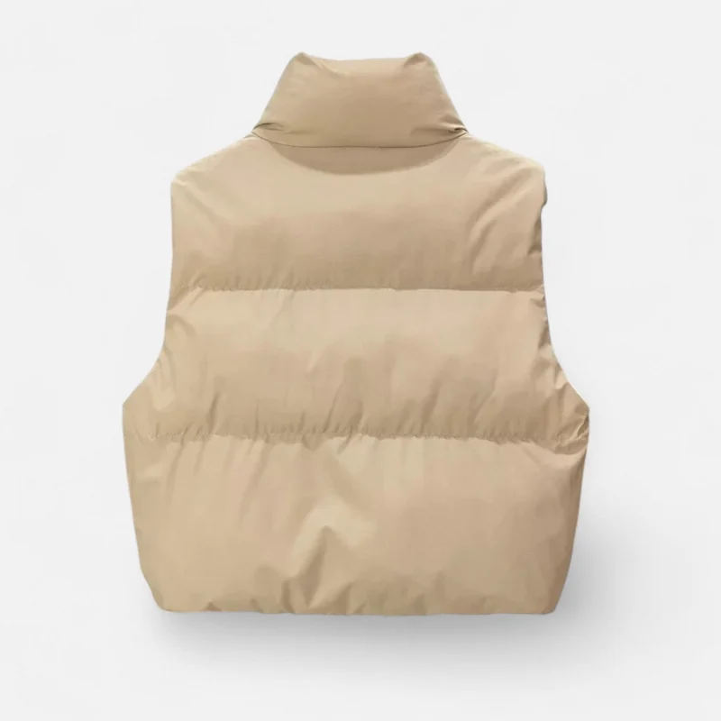Veste Chaude à Taille Haute sans Manches pour Femmes