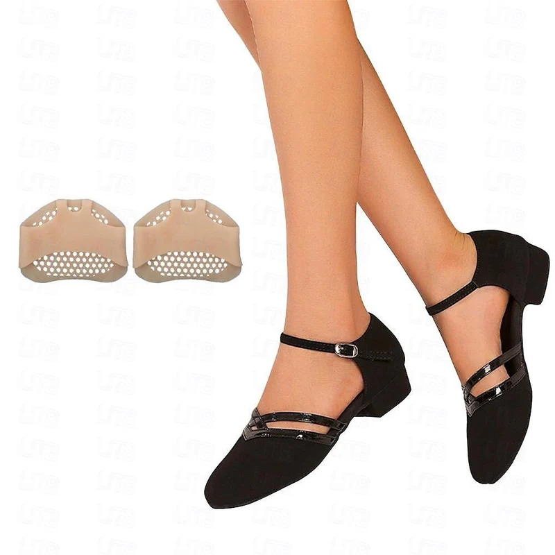 Chaussures de Danse à Talon Bas en Suédine pour Femmes