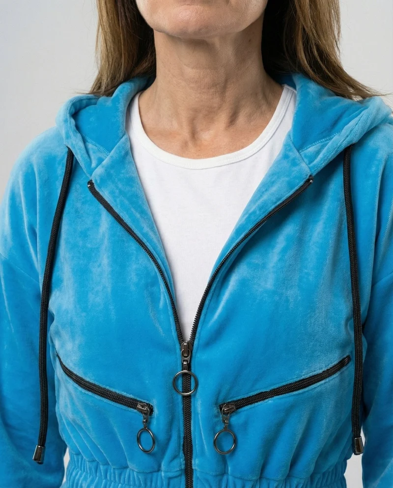 Salopette Décontractée en Coton avec Capuche pour Femmes