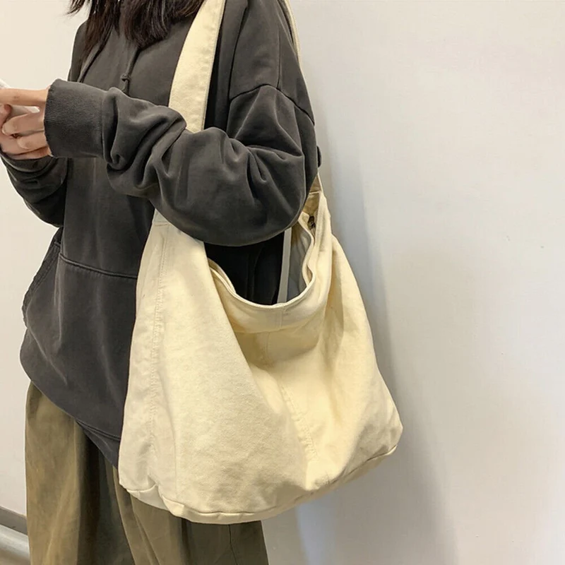 Sac à Bandoulière en Toile pour Femmes