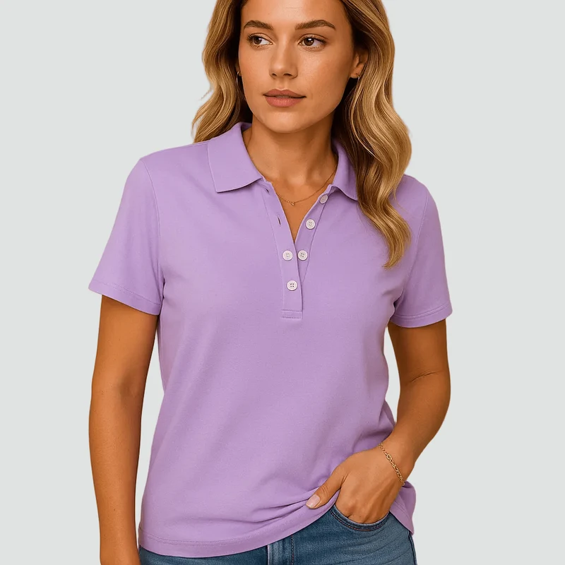 Polo Femme Casual Manches Courtes pour Femmes
