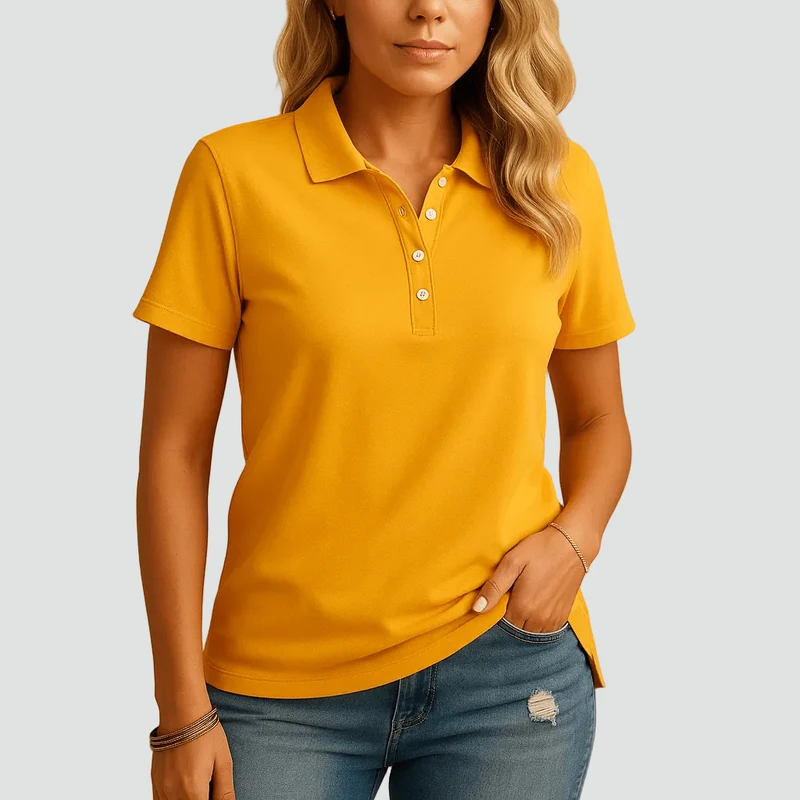Polo Femme Casual Manches Courtes pour Femmes