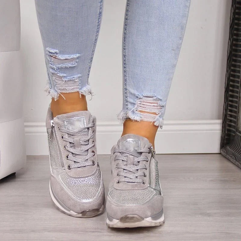 Chaussures à Enfiler Confortables en Cuir pour Femmes