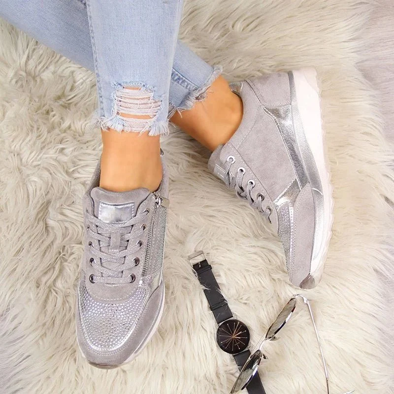 Chaussures à Enfiler Confortables en Cuir pour Femmes