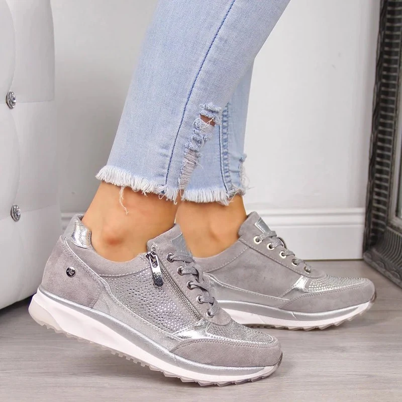 Chaussures à Enfiler Confortables en Cuir pour Femmes