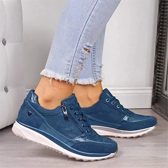 Chaussures à Enfiler Confortables en Cuir pour Femmes