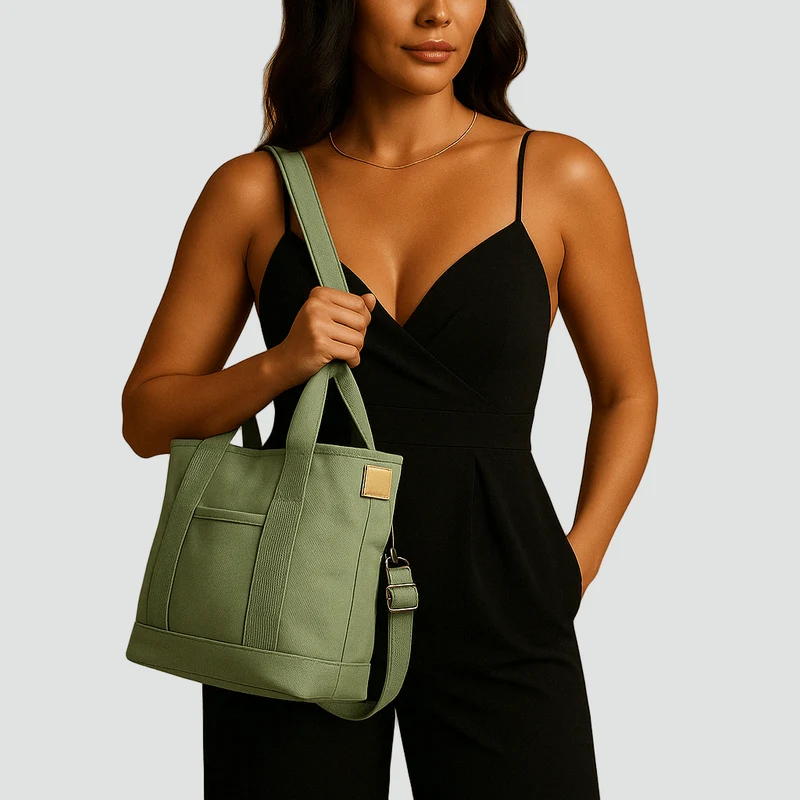 Sac fourre-tout en toile grande capacité pour femmes