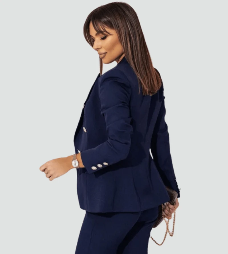 Ensemble Tailleur Double Boutonnage pour Femmes