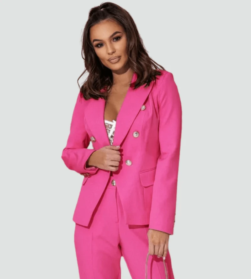 Ensemble Tailleur Double Boutonnage pour Femmes