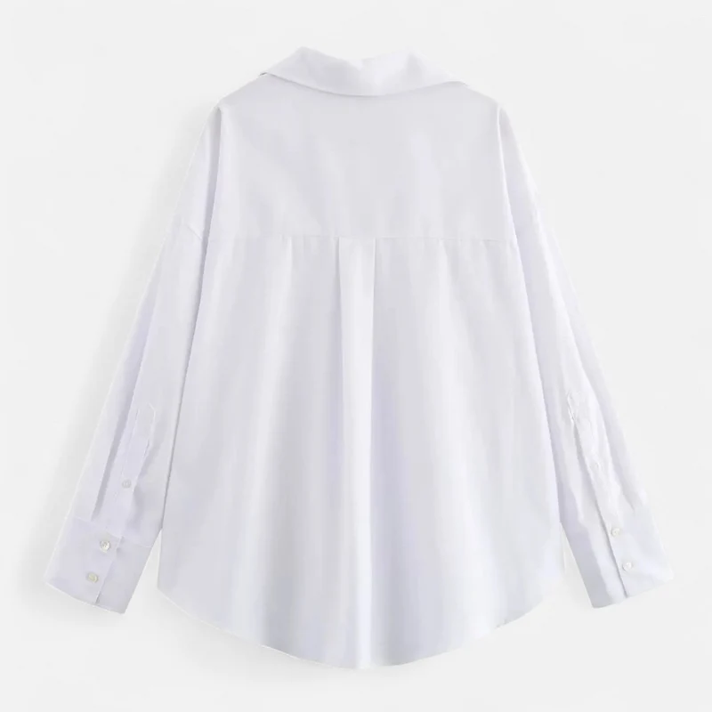 Chemise Oxford Femme à Manches Longues