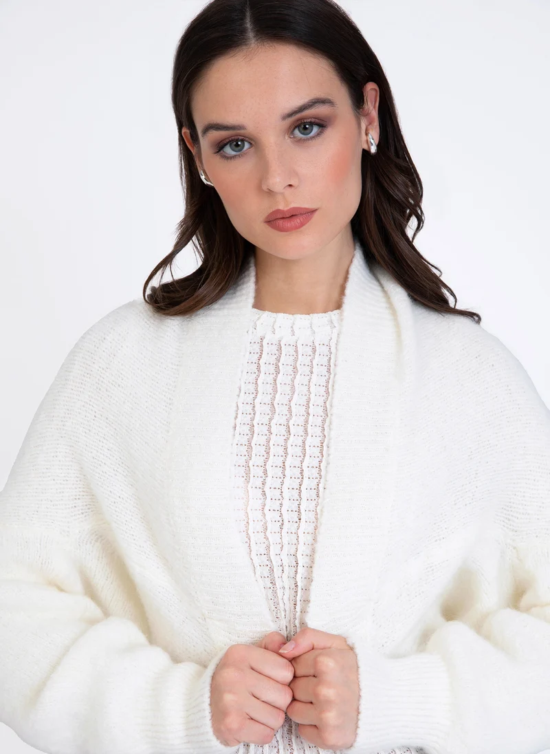 CARDIGAN LEBOLERO ecru