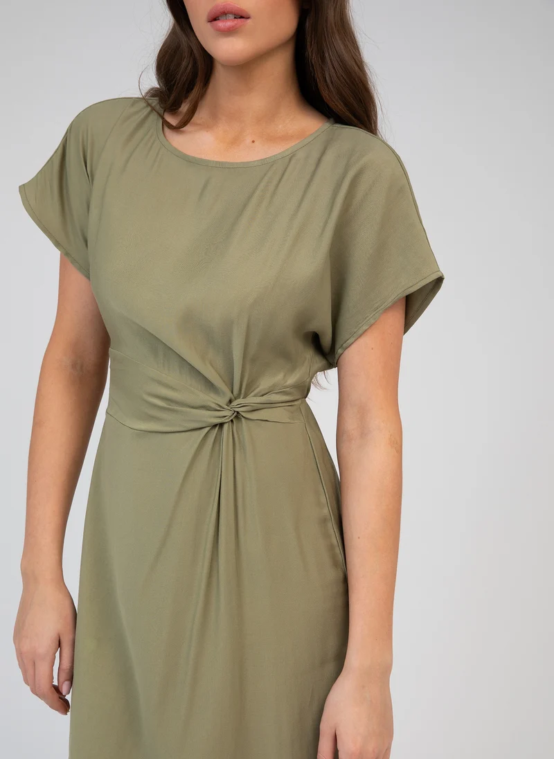 ROBE MIDI MOUNDY militaire