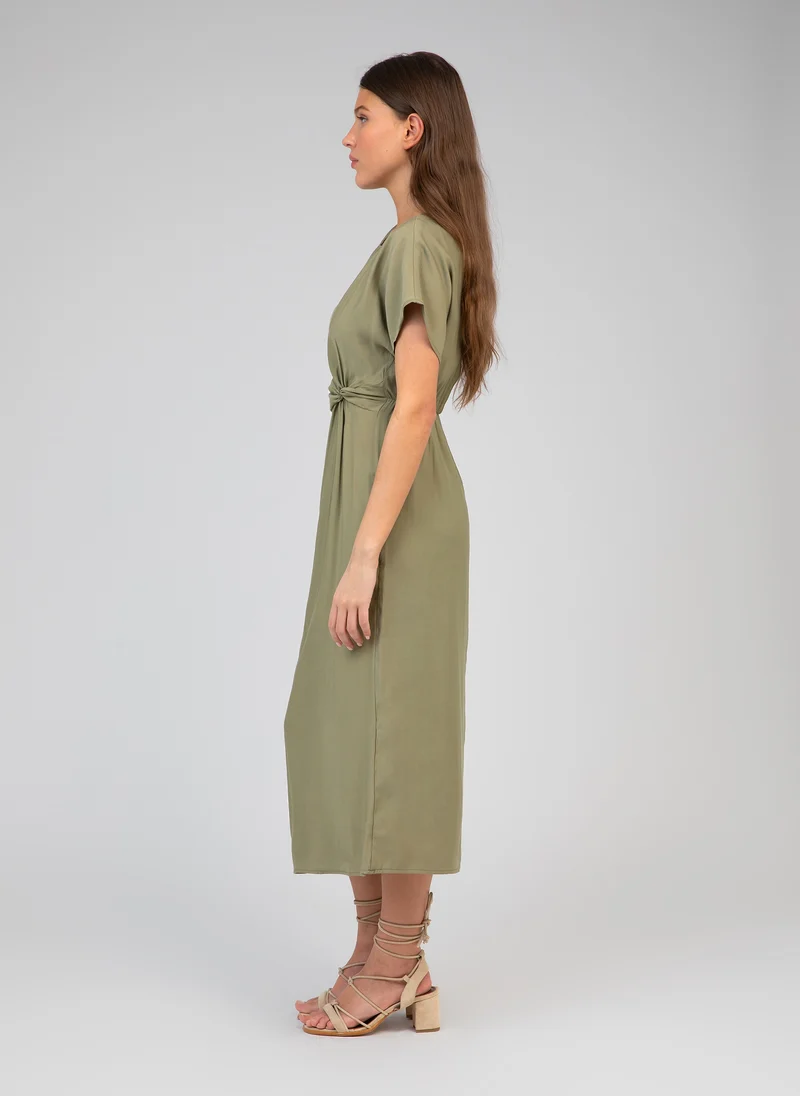 ROBE MIDI MOUNDY militaire
