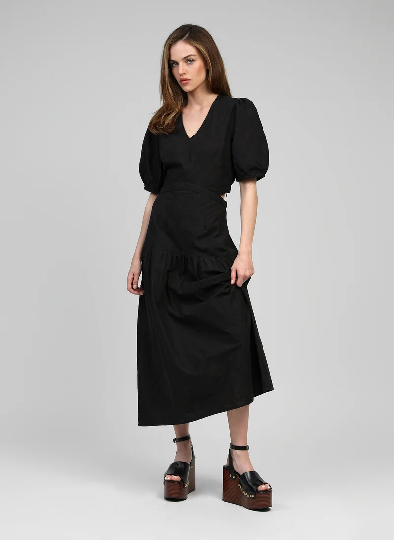 ROBE MIDI OSEILA noir