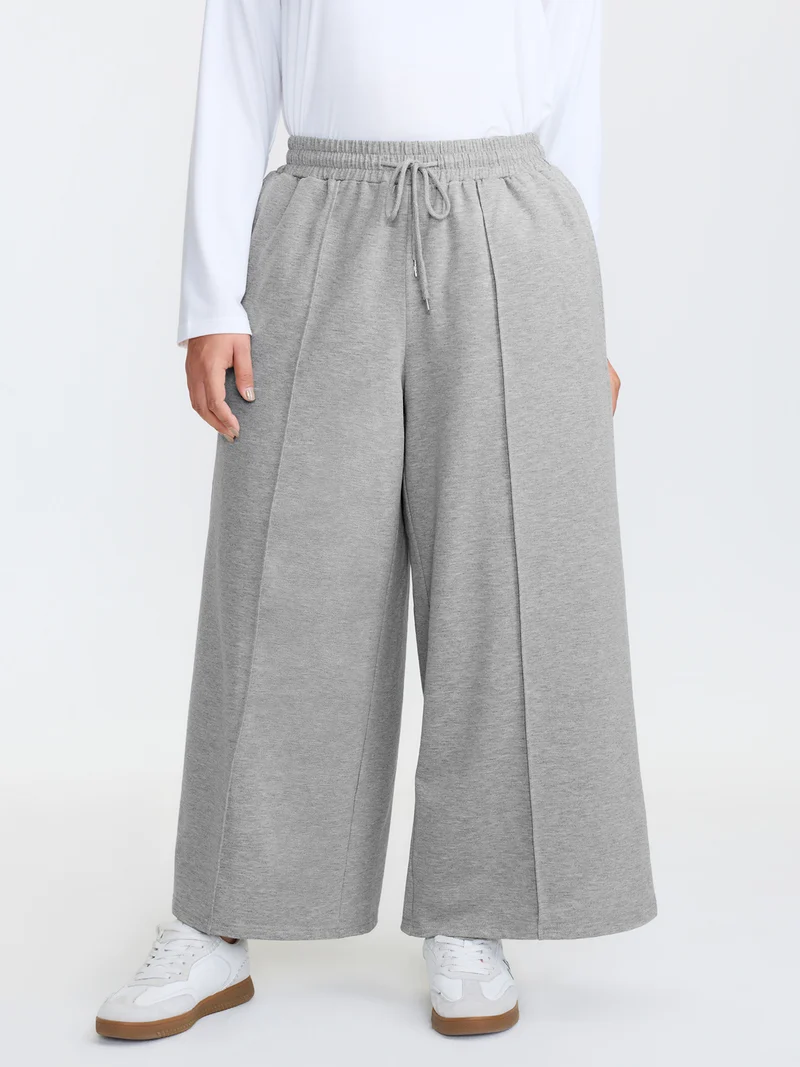 Toothpick Pleat Drawstring Pants