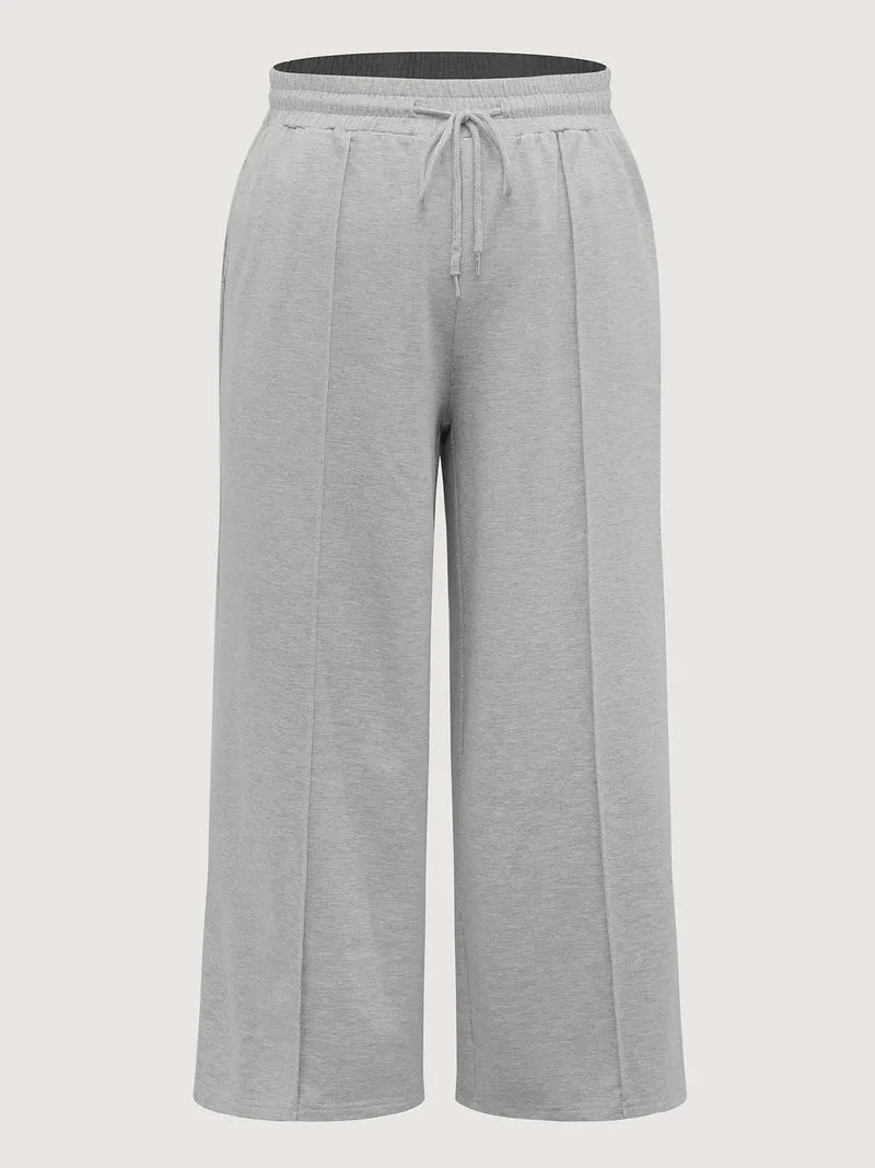 Toothpick Pleat Drawstring Pants