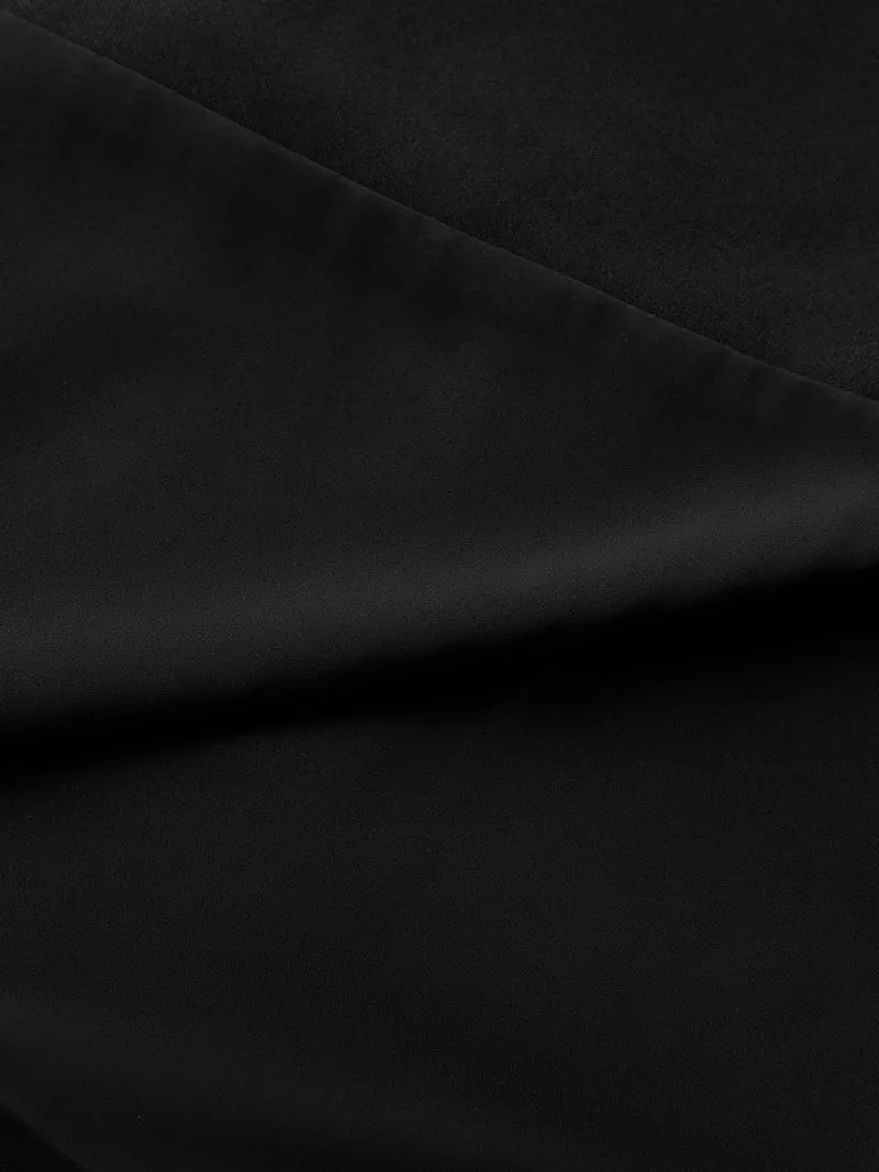 Cape Style Buttons V-Neck Blazer