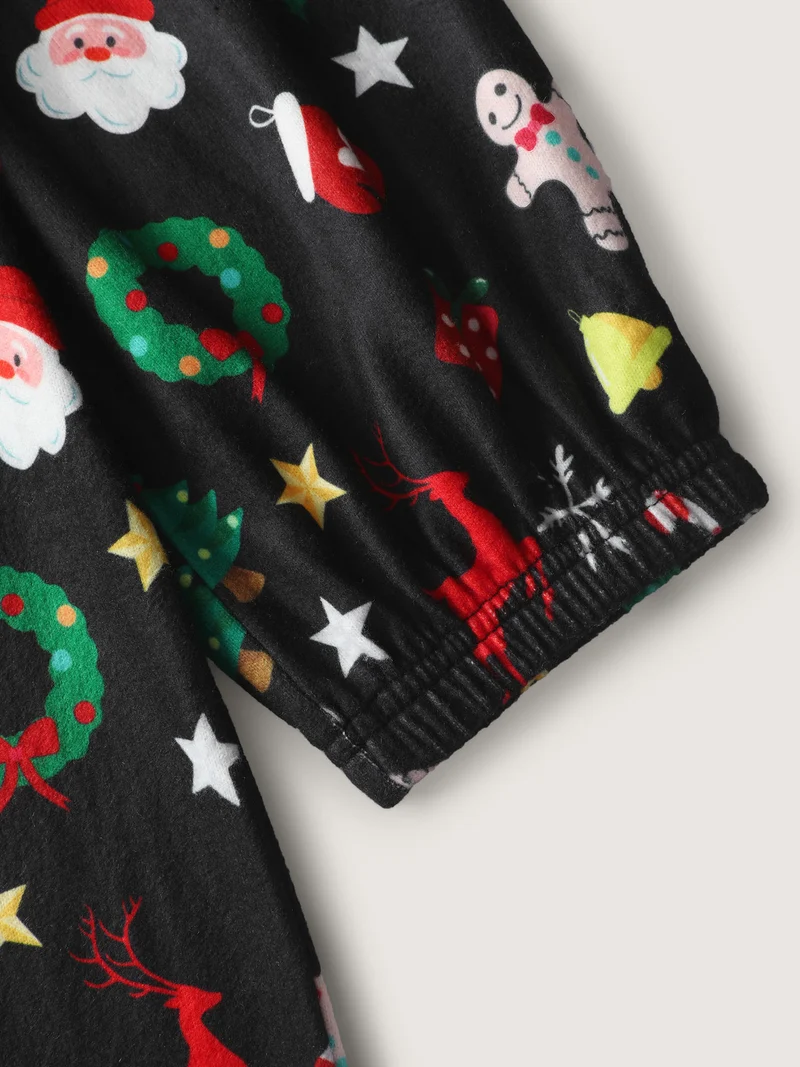 Holiday Spirit Pockets Hooded Sleep Jumpsuit