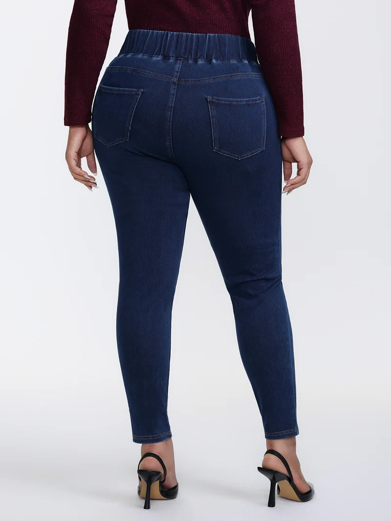Supersoft Stretchy Skinny-Fit Knit Jeans