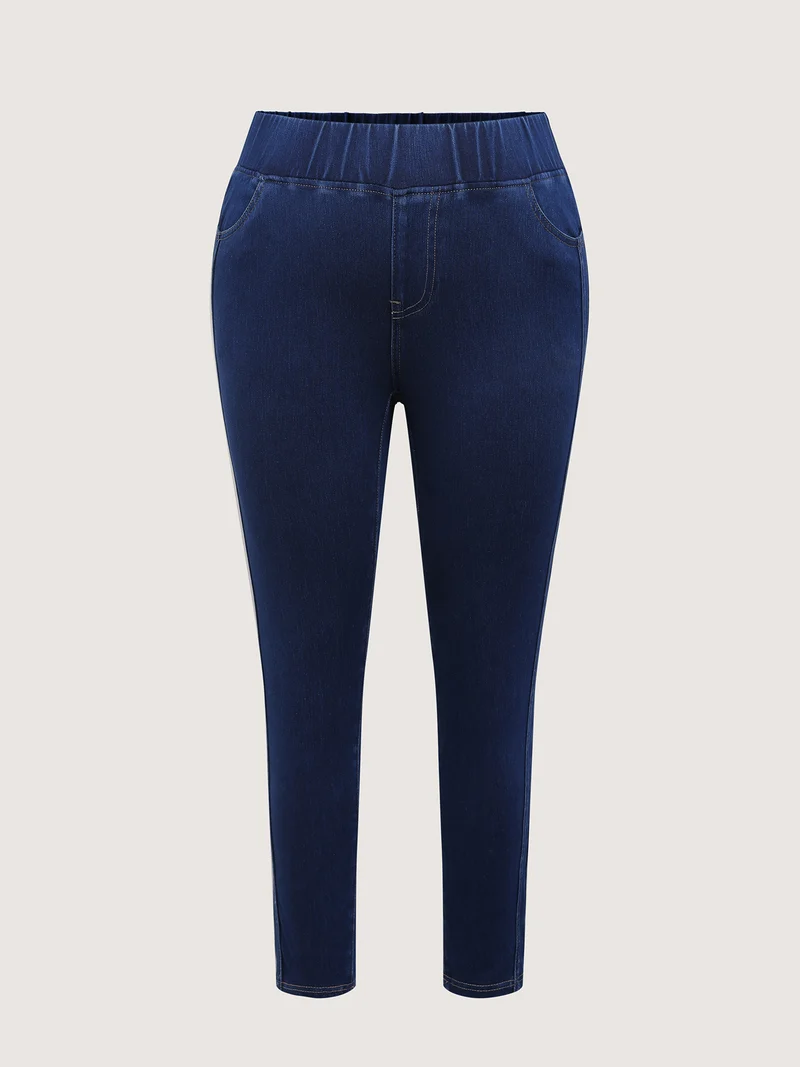 Supersoft Stretchy Skinny-Fit Knit Jeans
