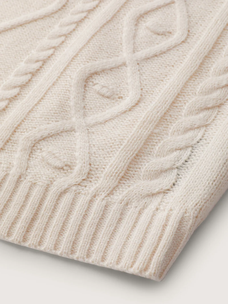 Textured Cross-Tie Hooded Pullover
