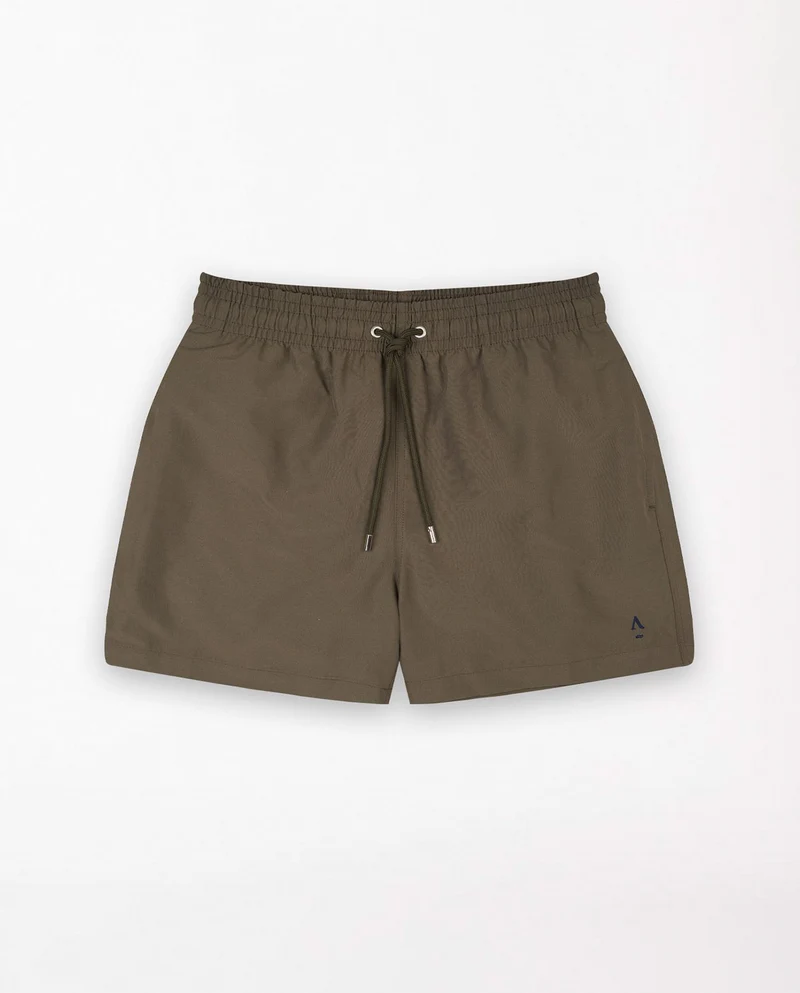 Short de bain uni recyclé