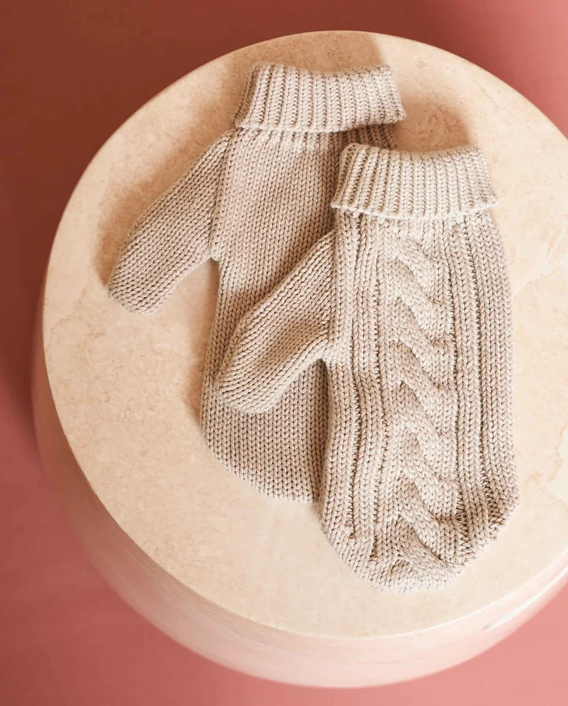 Gants en coton bio