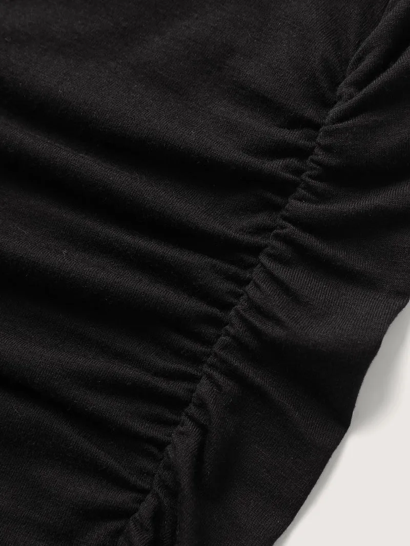 Supportive Bra Pleated Fitted Tank Top