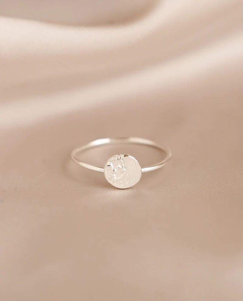 Bague en argent recyclé