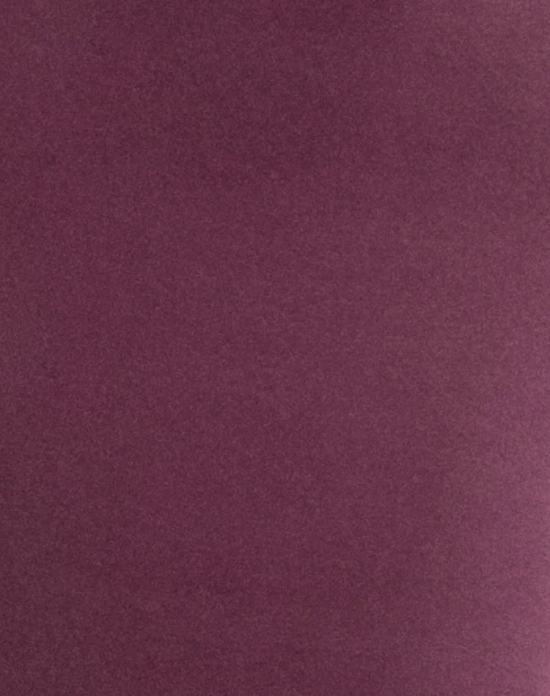 Robe longue à dos nu Naveli en cupro, violet foncé