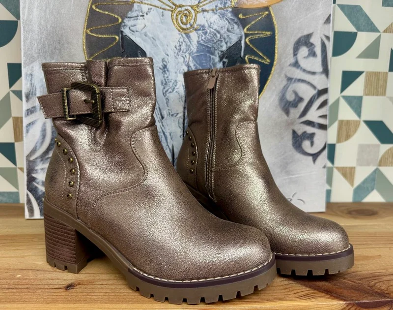 Bottines Amélia Gold Bronze
