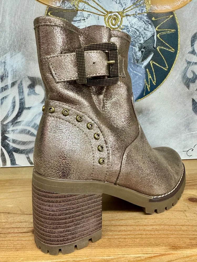 Bottines Amélia Gold Bronze