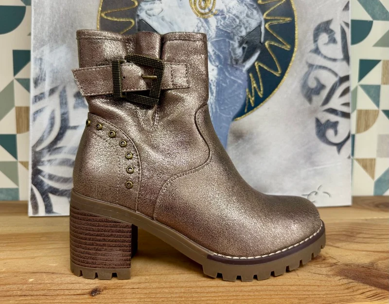 Bottines Amélia Gold Bronze