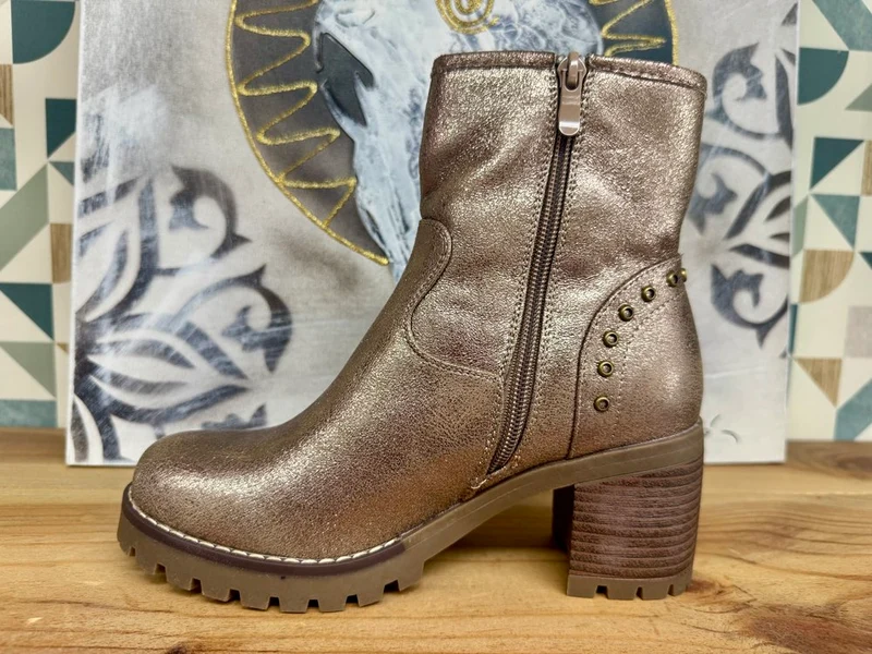 Bottines Amélia Gold Bronze