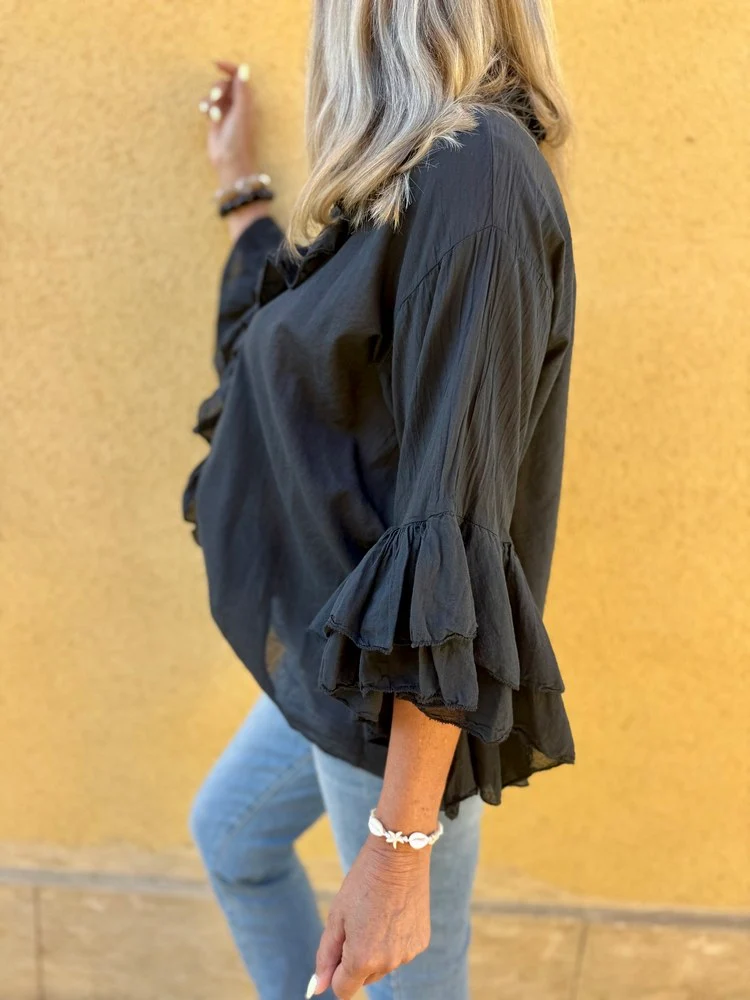 Chemise Lolita noir
