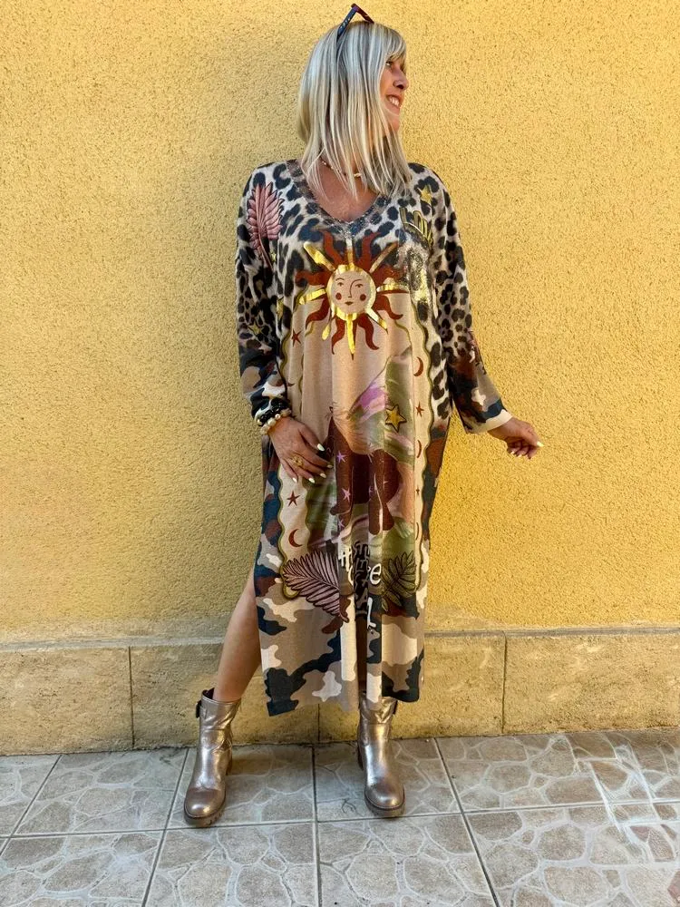 Robe imprimée Valentina Soleil