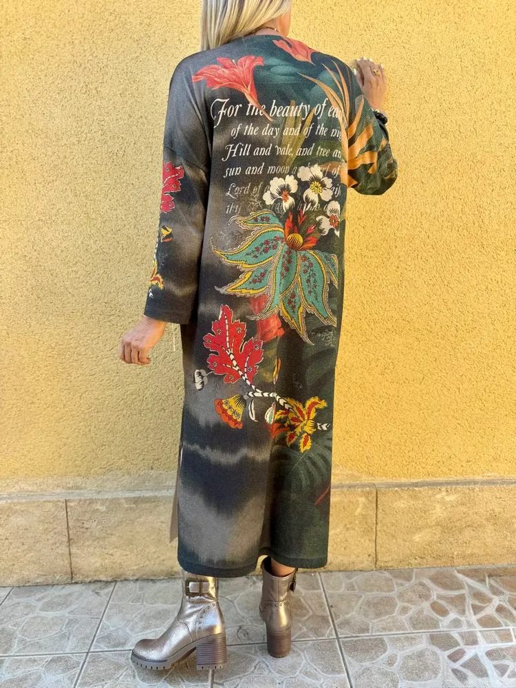 Robe imprimée Valentina Panthère