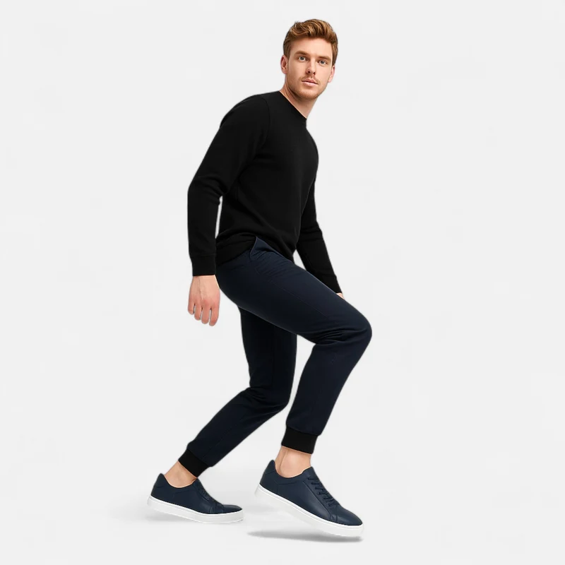 Sneakers slip-on cuir