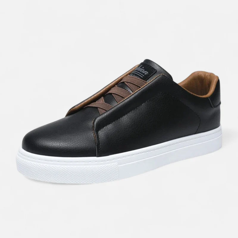 Sneakers slip-on cuir