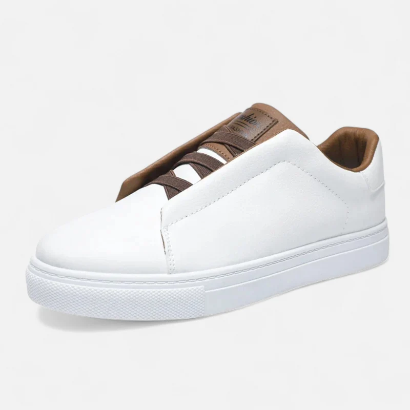 Sneakers slip-on cuir