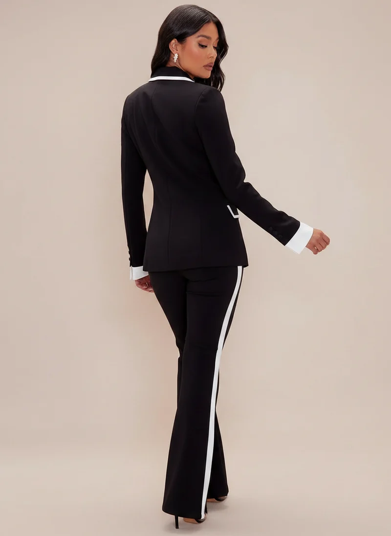 Ensemble blazer pantalon coupe large