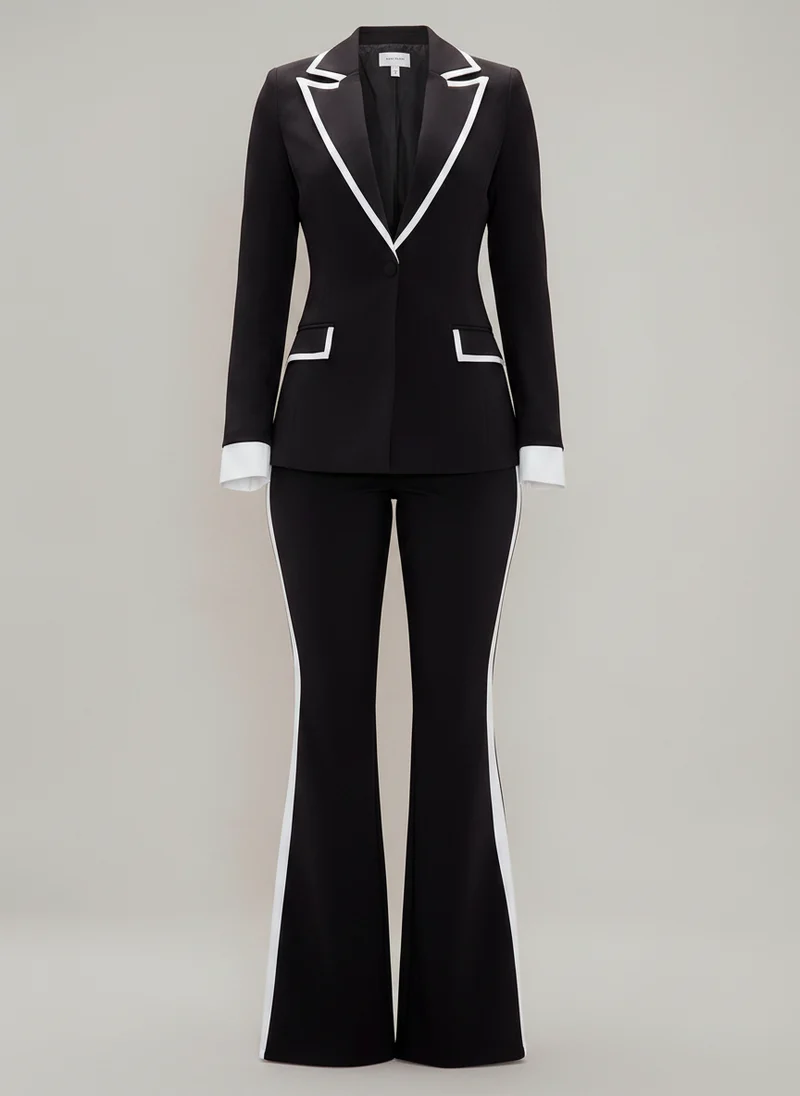 Ensemble blazer pantalon coupe large